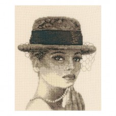 Набор для вышивания Vervaco "Дама в шляпе"